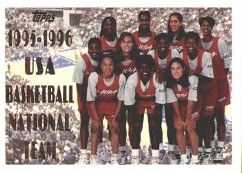 1996 Topps USA Women's National Team #12 Team Photo Front