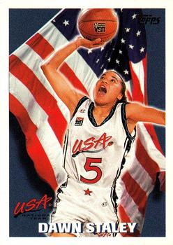 1996 Topps USA Women's National Team #9 Dawn Staley Front