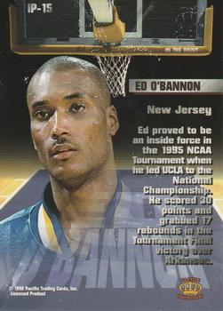 1996 Pacific Power - In The Paint #IP-15 Ed O'Bannon Back