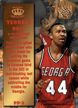 1996 Pacific Power - Platinum #PP-3 Terrell Bell Back