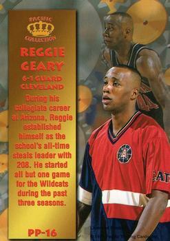 1996 Pacific Power - Platinum #PP-16 Reggie Geary Back