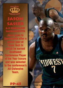 1996 Pacific Power - Platinum #PP-45 Jason Sasser Back