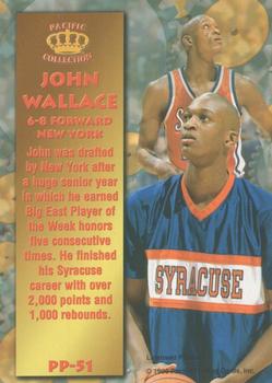 1996 Pacific Power - Platinum #PP-51 John Wallace Back
