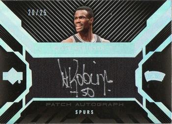 2007-08 UD Black - Patch Material Autographs #PMA-RO David Robinson Front