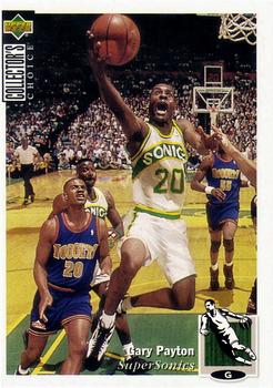 1994-95 Collector's Choice French #220 Gary Payton Front
