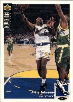 1994-95 Collector's Choice French #6 Avery Johnson Front