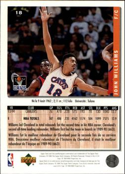 1994-95 Collector's Choice French #18 John Williams Back