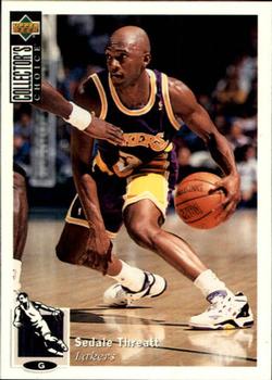 1994-95 Collector's Choice French #68 Sedale Threatt Front