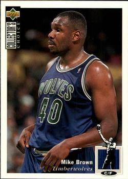 1994-95 Collector's Choice French #84 Mike Brown Front