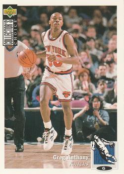 1994-95 Collector's Choice French #91 Greg Anthony Front