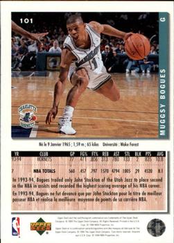 1994-95 Collector's Choice French #101 Muggsy Bogues Back