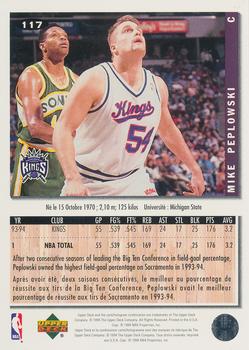 1994-95 Collector's Choice French #117 Mike Peplowski Back