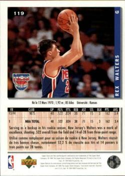 1994-95 Collector's Choice French #119 Rex Walters Back