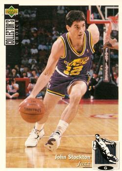 1994-95 Collector's Choice French #163 John Stockton Front