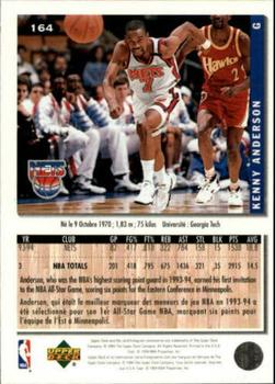 1994-95 Collector's Choice French #164 Kenny Anderson Back
