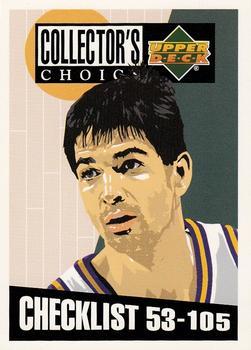 1994-95 Collector's Choice French #208 John Stockton Front