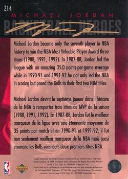 1994-95 Collector's Choice French #214 Michael Jordan Back