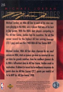1994-95 Collector's Choice French #215 Michael Jordan Back