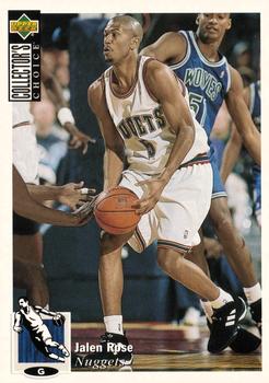 1994-95 Collector's Choice French #238 Jalen Rose Front