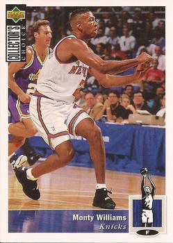 1994-95 Collector's Choice French #246 Monty Williams Front