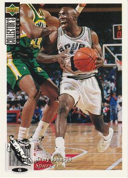 1994-95 Collector's Choice French #301 Avery Johnson Front