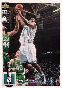 1994-95 Collector's Choice French #302 Larry Johnson Front