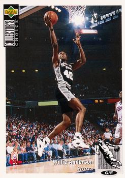 1994-95 Collector's Choice French #340 Willie Anderson Front