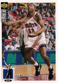 1994-95 Collector's Choice French #371 Cliff Levingston Front