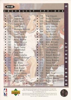 1994-95 Collector's Choice French #418 Bobby Hurley Back
