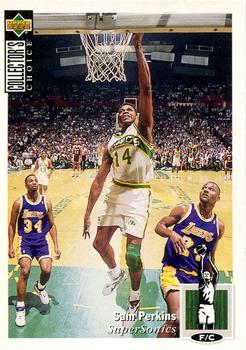 1994-95 Collector's Choice French #424 Sam Perkins Front