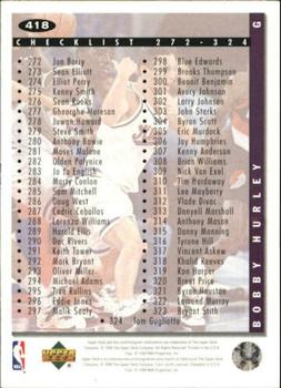 1994-95 Collector's Choice Italian #418 Bobby Hurley Back