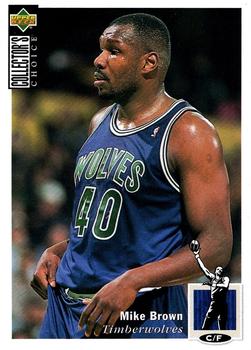 1994-95 Collector's Choice Spanish #84 Mike Brown Front
