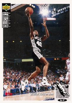 1994-95 Collector's Choice Spanish #340 Willie Anderson Front