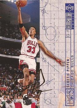 1994-95 Collector's Choice French - Gold Signature #375 Scottie Pippen Front