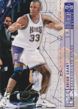1994-95 Collector's Choice French - Gold Signature #394 Brian Grant Front