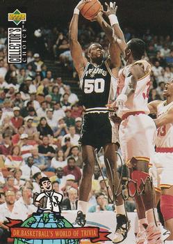 1994-95 Collector's Choice French - Gold Signature #403 David Robinson Front