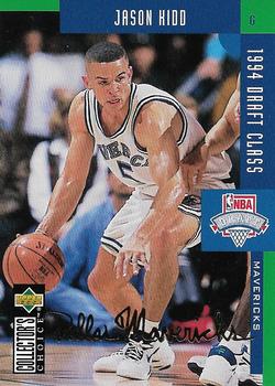 1994-95 Collector's Choice French - Gold Signature #408 Jason Kidd Front