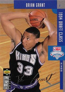 1994-95 Collector's Choice French - Gold Signature #413 Brian Grant Front