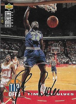 1994-95 Collector's Choice French - Gold Signature #181 Isaiah Rider Front