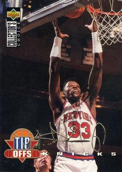 1994-95 Collector's Choice French - Gold Signature #183 Patrick Ewing Front
