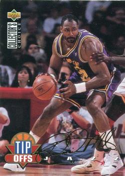 1994-95 Collector's Choice French - Gold Signature #191 Karl Malone Front