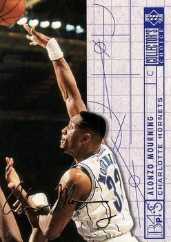 1994-95 Collector's Choice Italian - Gold Signature #374 Alonzo Mourning Front