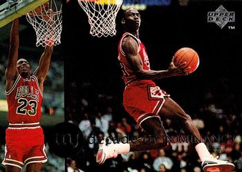 1994-95 Collector's Choice Spanish - Michael Jordan Rare Air Decade of Dominance #J3 Michael Jordan Front