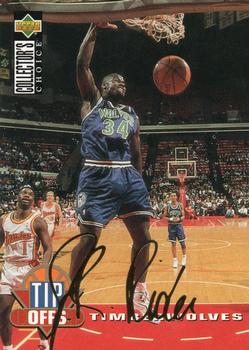 1994-95 Collector's Choice Spanish - Gold Signature #181 Isaiah Rider Front