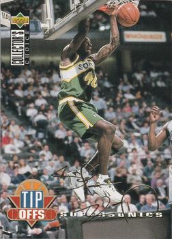 1994-95 Collector's Choice Spanish - Gold Signature #190 Shawn Kemp Front