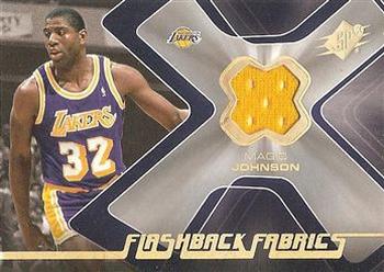 2006-07 SPx - Flashback Fabrics #FF-MJ Magic Johnson Front