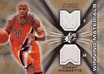 2002-03 SP Game Used Corey Maggette Los Angeles Clippers Duke - Jersey