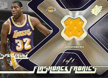 2006-07 SPx - Flashback Fabrics Spectrum #FF-MJ Magic Johnson Front