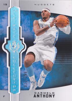 2007-08 Upper Deck Ultimate Collection #3 Carmelo Anthony Front