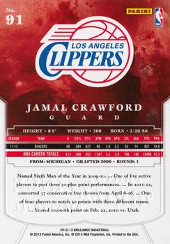 2012-13 Panini Brilliance #91 Jamal Crawford Back